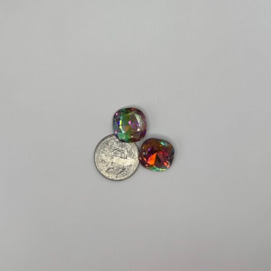 Vitrail Faceted Square 2Pk