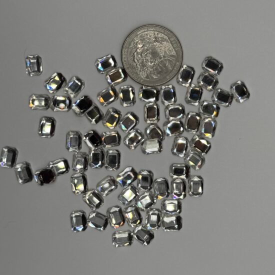 Silver Rhinestones 10G