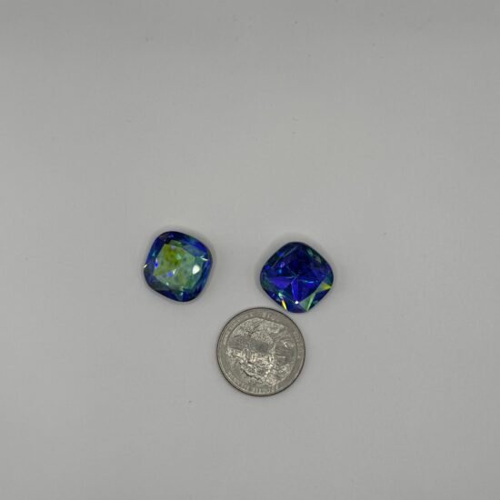 Cobalt AB Point Back K9 Squares 2Pk