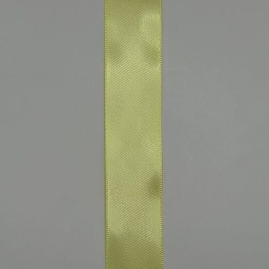 Double Sided Satin Ribbon Yellow 1” 60YDs
