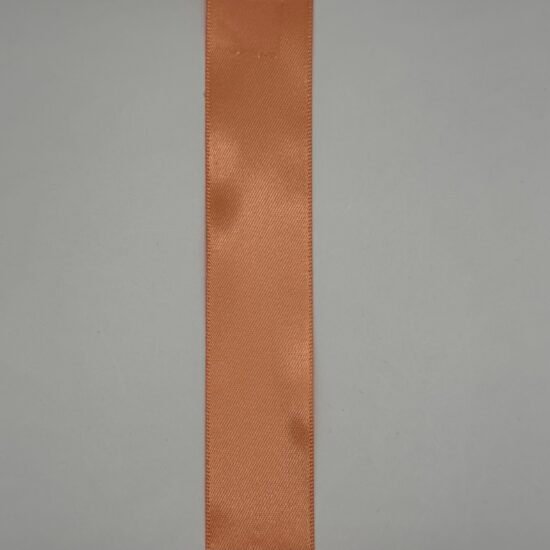 Double Sided Satin Ribbon Peach 1” 60YDs