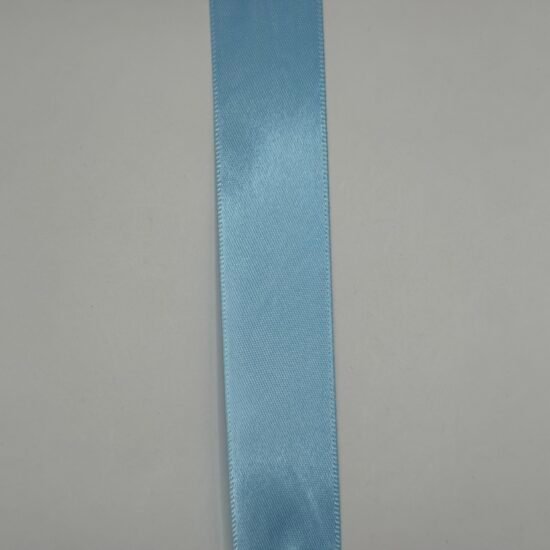 Double Sided Satin Ribbon Blue 1” 60YDs