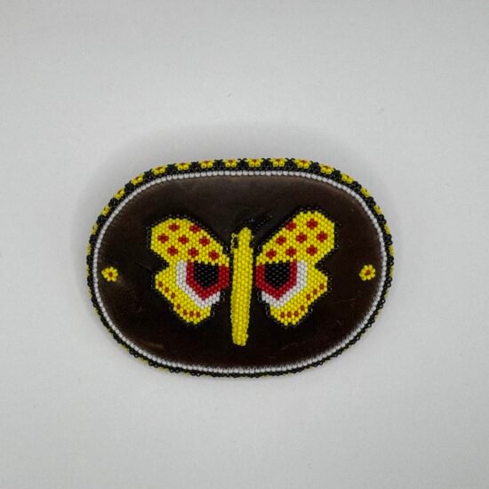 Beaded Butterfly Barrette
