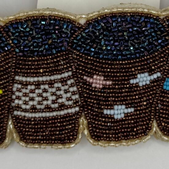 Beaded Huckleberry Basket Barrette