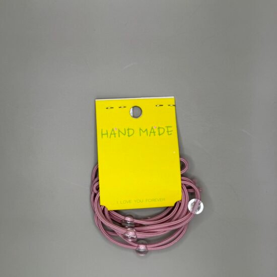 DIY Pink Hair Ties 10Pcs