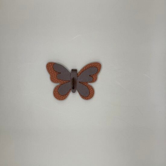 Brown Leather Butterfly