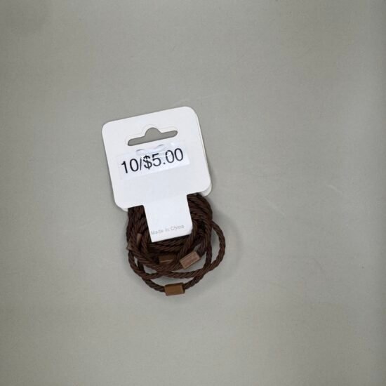 Dark Brown DIY Ties With Plastic Bit