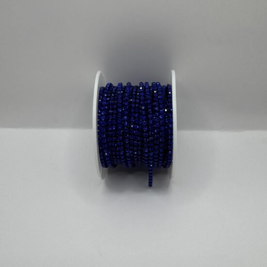 Royal Blue Rhinestone Chain SS6