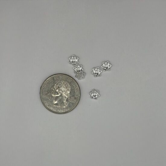 18K Bead Cap 10G