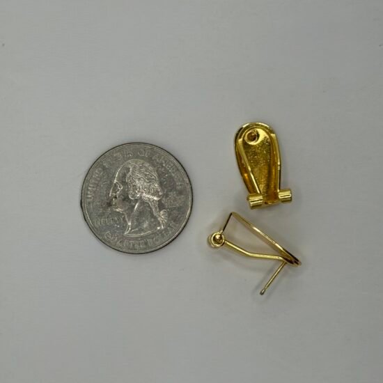 Gold Fingernail Post 1PR