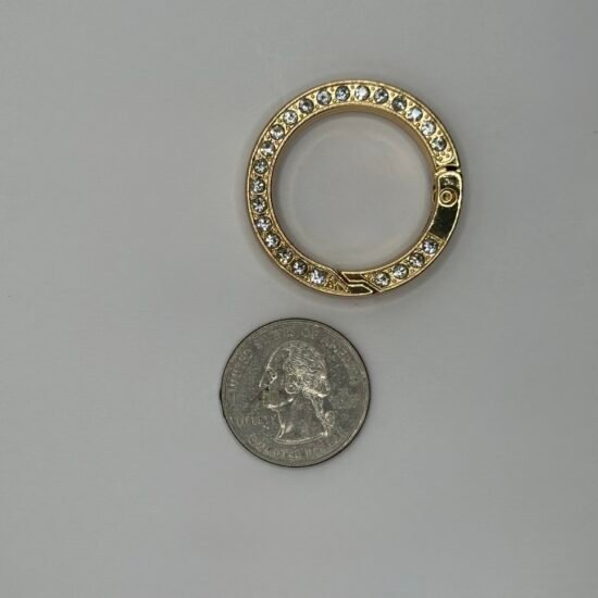 Gold Rhinestone O-Ring