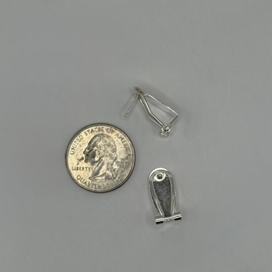 Silver Fingernail Post 1PR
