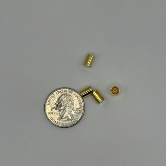 Gold Plated End Cap 10PC