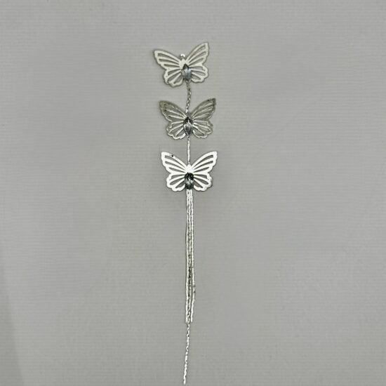 3 Butterfly Earring Dangle 2PC