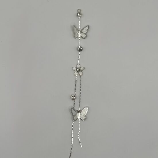 Butterfly And Flower Earring Dangle 2PC